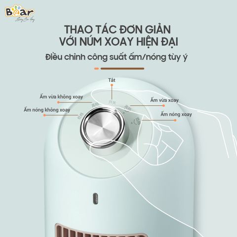 Quạt sưởi gốm Bear DNQ-C20B1 667903