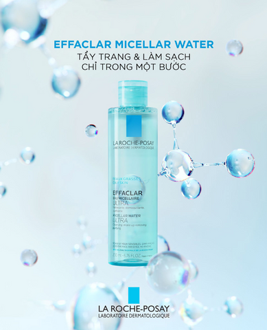 (Chính hãng) Nước Tẩy Trang La Roche-Posay Cho Da Dầu, Nhạy Cảm - Effaclar Micellar Water Ultra Oily Skin nhập khẩu