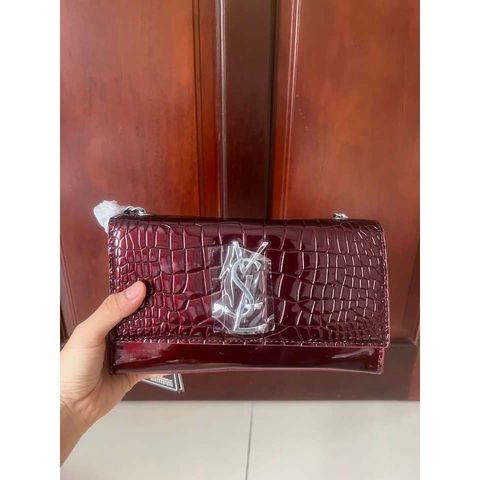 (VIP ORDER) - Túi xách Nữ dáng kẹp nách size 21 da bóng sang trọng, thích hợp đi tiệc