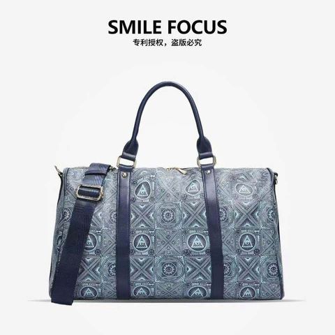 (SMILE FOCUS / BONUS) -Túi xách du lịch nam nữ da PU cao cấp chống nước, túi tập gym, công tác, thể thao đa năng bền đẹp