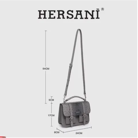 (Hàng V.I.P LIMITED ORDER) - Túi xách nữ HERSANI thiết kế dáng Công Sở Cá Sấu