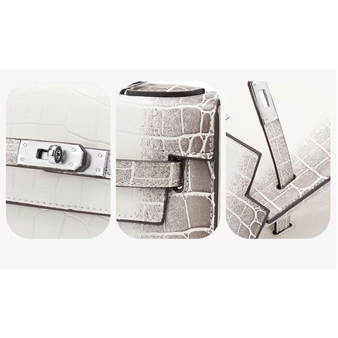 (HÀNG V.I.P - FULL BOX/ NO BOX) - Túi xách nữ Bạch tạng sang trọng size 25 da PU khóa bạc