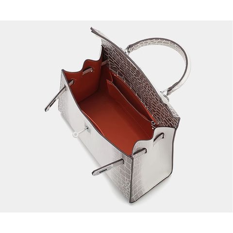 (HÀNG V.I.P - FULL BOX/ NO BOX) - Túi xách nữ Bạch tạng sang trọng size 25 da PU khóa bạc