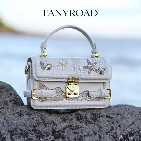 (FANY ROAD) - Túi cốp sao biển nhà FANY dễ thương, sang trọng