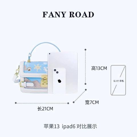 (FANY ROAD) - Túi cốp sao biển nhà FANY dễ thương, sang trọng