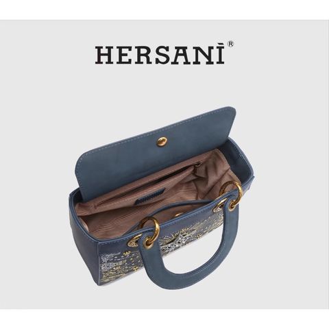 (Hàng V.I.P LIMITED ORDER) - Túi xách nữ HERSANI thêu thủ công sao sang trọng, đẳng cấp