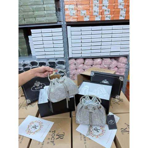 (HÀNG ĐẸP) - Túi đá dây rút đi tiệc size nhỏ HÀNG LOẠI 1 đựng vừa điện thoại