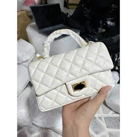 Túi chà neo 4 màu có quai size 20 da mềm