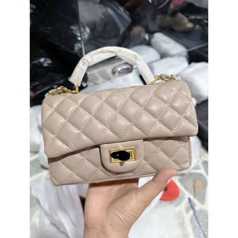 Túi chà neo 4 màu có quai size 20 da mềm
