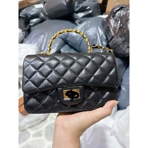 Túi chà neo 4 màu có quai size 20 da mềm