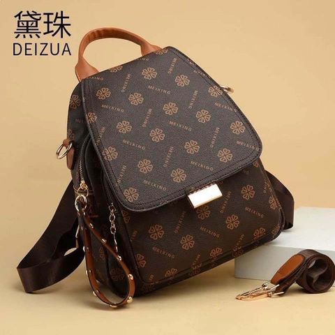 Balo Nữ Thời Trang DEIZUA Cao Cấp Chất Da PU Xịn Xò SIZE TRUNG