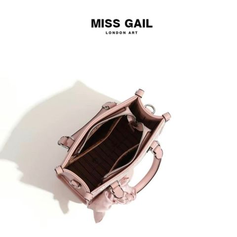 (Hàng V.I.P LIMITED) - Túi tote thêu hoa MÀU HỒNG nhẹ nhàng, tinh tế MISS GAIL sang chảnh tặng dây buộc nơ