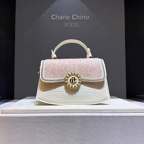 (HÀNG CAO CẤP) Túi xách nữ dáng thuyền IT Fashion cao cấp nội địa Trung sang chảnh thanh lịch đính đá lấp lánh