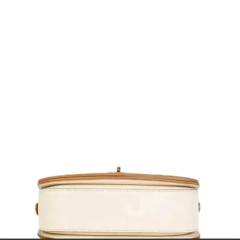 (HÃNG MAKBOLO - NO BOX) - Túi xách Nữ họa tiết thêu tinh xảo, đẳng cấp, kích thước 22cm Bag kem