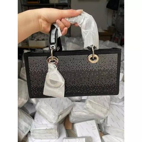 (Hàng VIP - ORDER) - Túi xách Nữ Sang Trọng dáng Đì Ô đá trắng