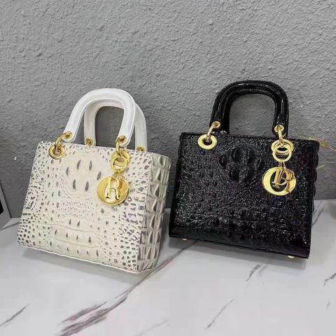 (HÀNG CAO CẤP) (Túi Xách Nữ Da Cá Sấu QC) - D.R Cao Cấp Size 22, Túi đeo chéo Da Cá Sấu Sang trọng