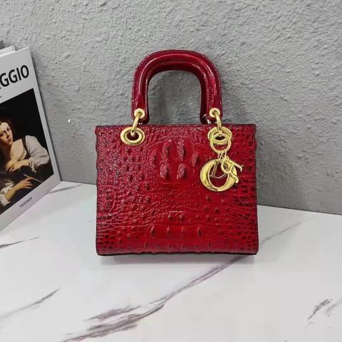 (HÀNG CAO CẤP) (Túi Xách Nữ Da Cá Sấu QC) - D.R Cao Cấp Size 22, Túi đeo chéo Da Cá Sấu Sang trọng