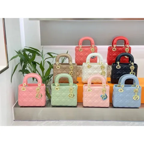 (FULL BOX/ NO BOX) - Túi Đì ô lì Vuông size 17 chuẩn hàng