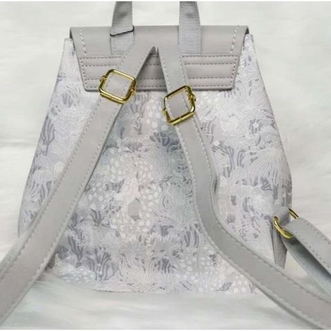 (HÀNG XINH - LIMITED) - Balo Nữ Họa Tiết Xám Xinh Xắn