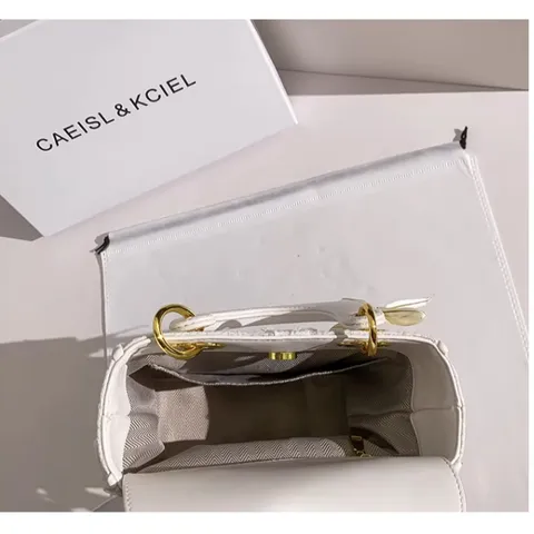 (CAEISL&KCIEL) - Túi công chúa tiểu thử thêu hoa trắng