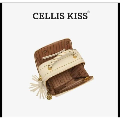 (Hàng V.I.P LIMITED - FULLBOX HÃNG) - Túi xách nữ CELLIS KISS Thời Thượng, Trang Nhã, Dễ Phối Đồ. Màu Be Bag