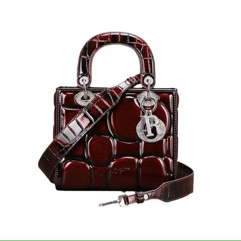 (HÀNG VIP LIMITED) - Retro Da Thật Chính Hãng Châu Âu Mỹ Xuyên Biên Giới Thời Trang Di Động Túi Diana Nữ 2024 Cao Cấp