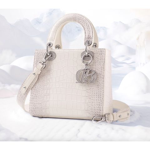 (NEW LIMITED ORDER) - Túi xách Nữ Dáng Vuông Bạch Tạng Khóa Chữ Sang Trọng