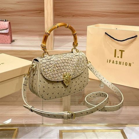 (HÀNG V.I.P ORDER) - Retro Da Tre Túi Xách Nữ 2024 Phong Cách Mới Niche Thời Trang Một Vai Messenger Túi Nhỏ
