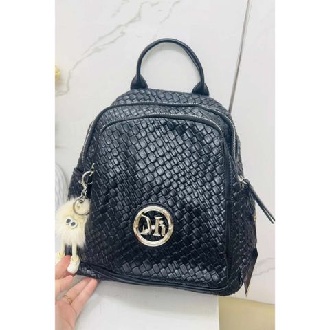 (TẶNG KÈM CHARM) - Balo nữ thời trang thương hiệu HIMA Chất Da Pu Mềm, Vân Nổi, Không Thấm Nước