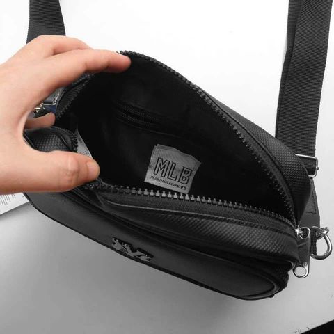Túi đeo chéo nam, nữ unisex thời trang cao cấp MLB dư xịn kèm túi nhỏ