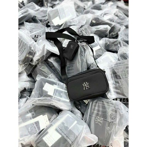 Túi đeo chéo nam, nữ unisex thời trang cao cấp MLB dư xịn kèm túi nhỏ