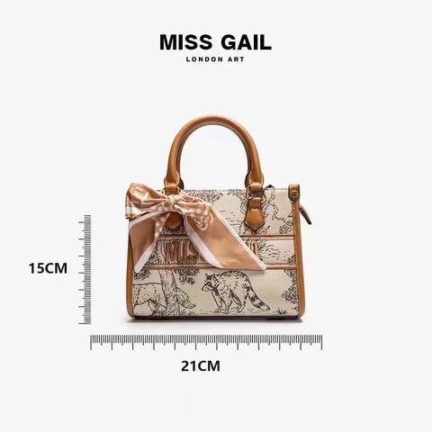 (Hàng V.I.P LIMITED) - Túi tote thêu hoa 2 MÀU tinh tế MISS GAIL sang chảnh tặng dây buộc nơ