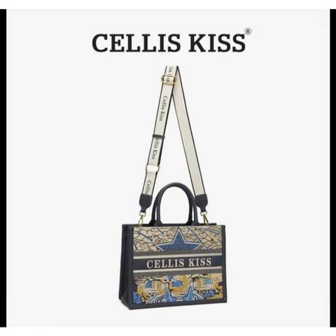 (Hàng V.I.P LIMITED - NO BOX) - Túi xách Nữ CELLIS KISS Size to 33cm Thêu tay sang trọng, thời thượng
