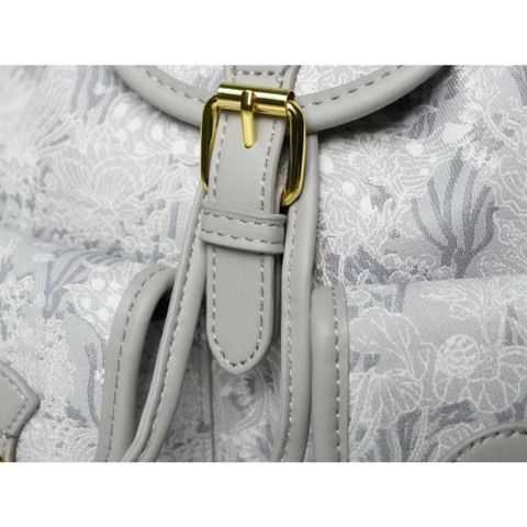 (HÀNG XINH - LIMITED) - Balo Nữ Họa Tiết Xám Xinh Xắn Dạng Rút
