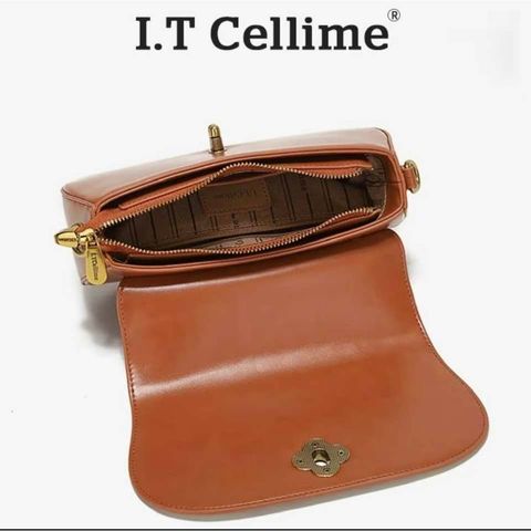(Hàng V.I.P LIMITED - FULL BOX HÃNG IT CELLIME) - Thiết kế họa tiết thêu 8D Công nghệ mới, Màu Cam Bag Hoa Da Cam