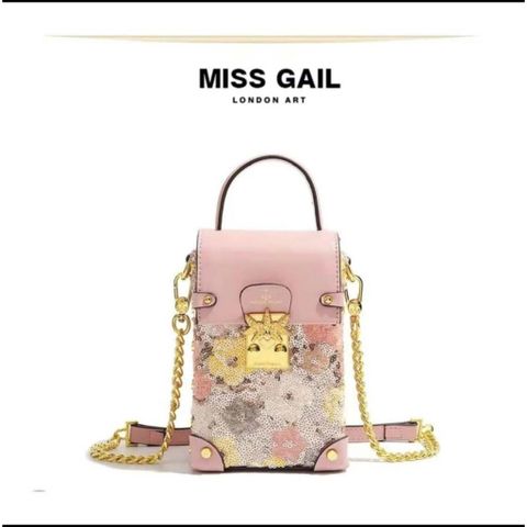 (Hàng V.I.P LIMITED - TẶNG HỘP HÃNG) - Túi xách nữ thương hiệu MISS GAIL thiết kế cốp đựng điện thoại, BST xuân