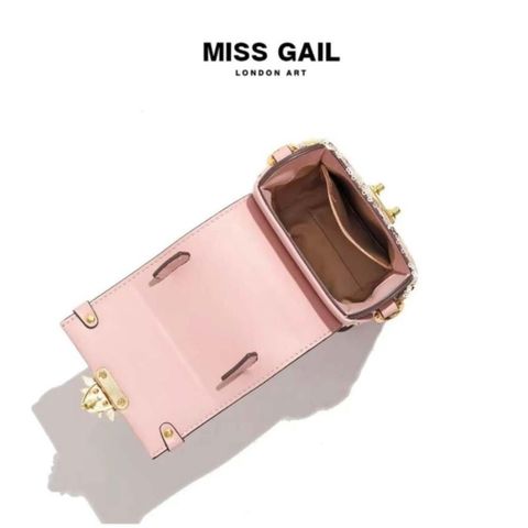 (Hàng V.I.P LIMITED - TẶNG HỘP HÃNG) - Túi xách nữ thương hiệu MISS GAIL thiết kế cốp đựng điện thoại, BST xuân