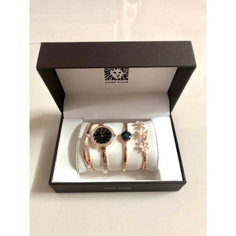 (Hàng mới về) (HÀNG CHÍNH HÃNG) - SET Đồng Hồ Sang Chảnh Chống Nước Nhẹ Kèm 4 Phụ kiện cao cấp