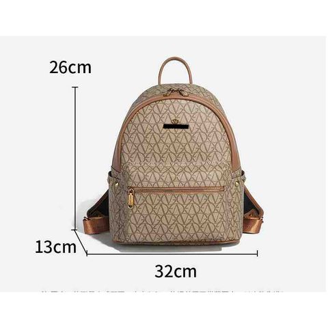 (VIP ORDER LIMITED) - BALO VALEN.T.INO Nâu To Size 32cm SANG TRỌNG