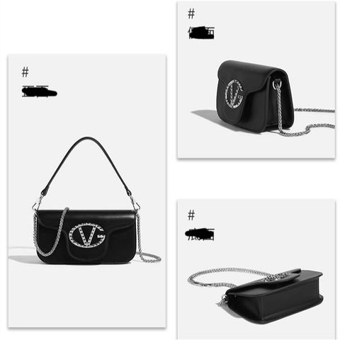 (VIP ORDER LIMITED) - Túi kẹp nách VALEN.T.INO Nhỏ cầm tay Sang Trong Màu ĐEN