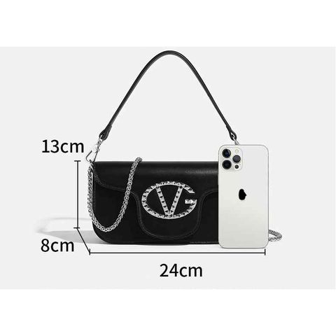 (VIP ORDER LIMITED) - Túi kẹp nách VALEN.T.INO Nhỏ cầm tay Sang Trong Màu ĐEN