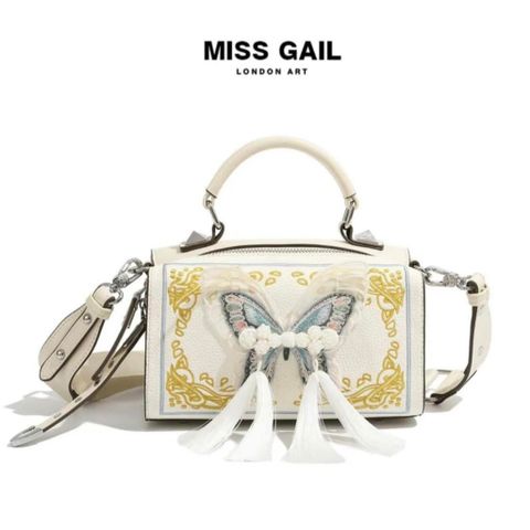 (Hàng V.I.P LIMITED) - Túi xách nữ phiên bản giới hạn MISS GAIL thêu ngọc tinh tế