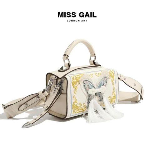 (Hàng V.I.P LIMITED) - Túi xách nữ phiên bản giới hạn MISS GAIL thêu ngọc tinh tế