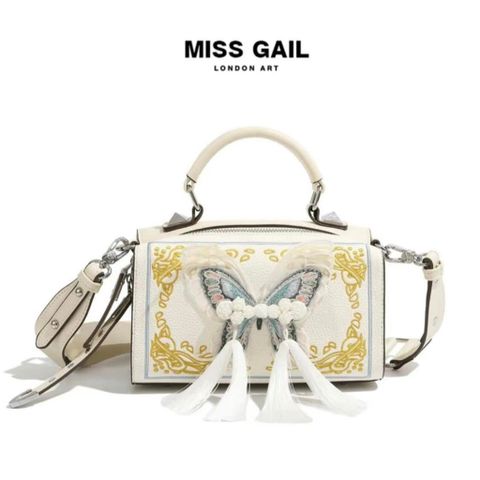 (Hàng V.I.P LIMITED) - Túi xách nữ phiên bản giới hạn MISS GAIL thêu ngọc tinh tế