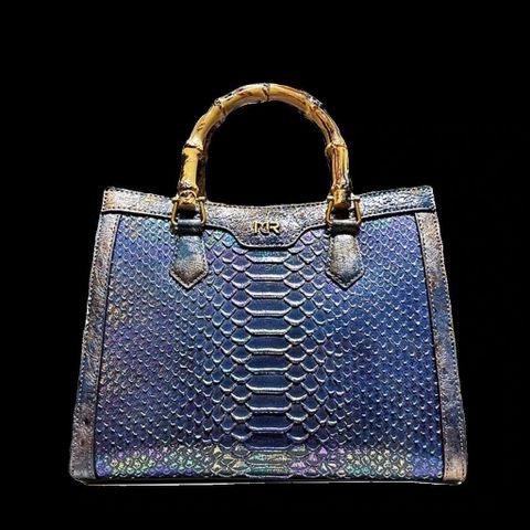 (VIP ORDER - LIMITED) - Modal Túi da tre Họa tiết Python túi tote nhẹ Sang trọng Cao Cấp