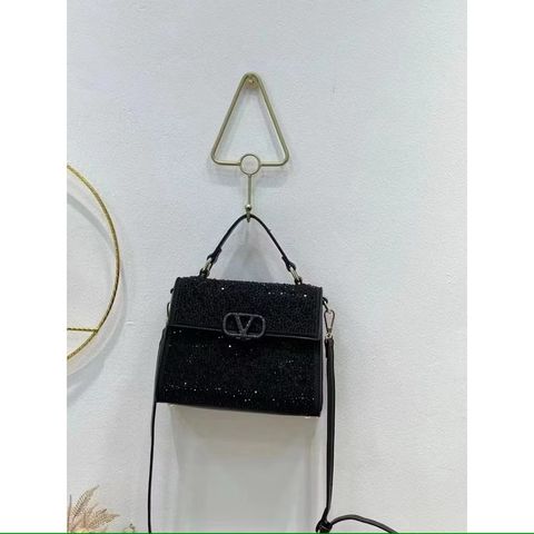 2025 Mới Châu Âu và Mỹ retro mini kim cương đính kim cương nóng túi xách lật che vai đeo chéo dây chuyền nữ