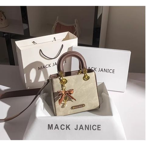 (MACK JANICE) - Túi đeo vai di động màu sắc tương phản thời trang xinh xắn