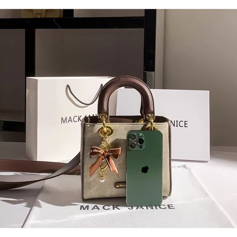 (MACK JANICE) - Túi đeo vai di động màu sắc tương phản thời trang xinh xắn