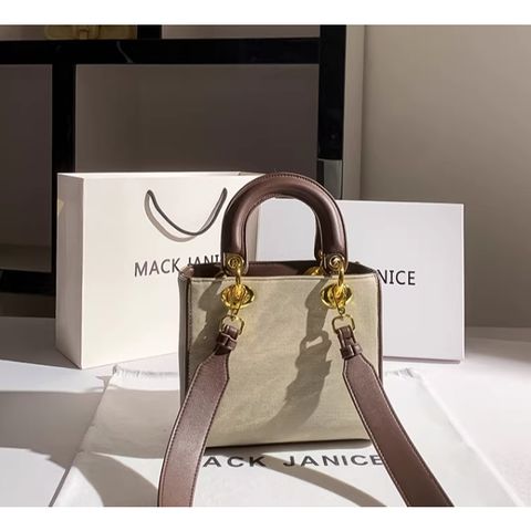 (MACK JANICE) - Túi đeo vai di động màu sắc tương phản thời trang xinh xắn
