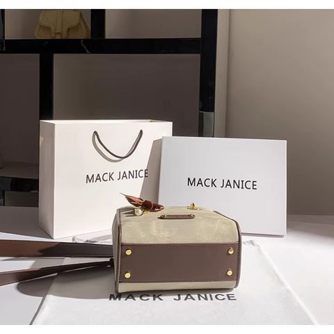 (MACK JANICE) - Túi đeo vai di động màu sắc tương phản thời trang xinh xắn
